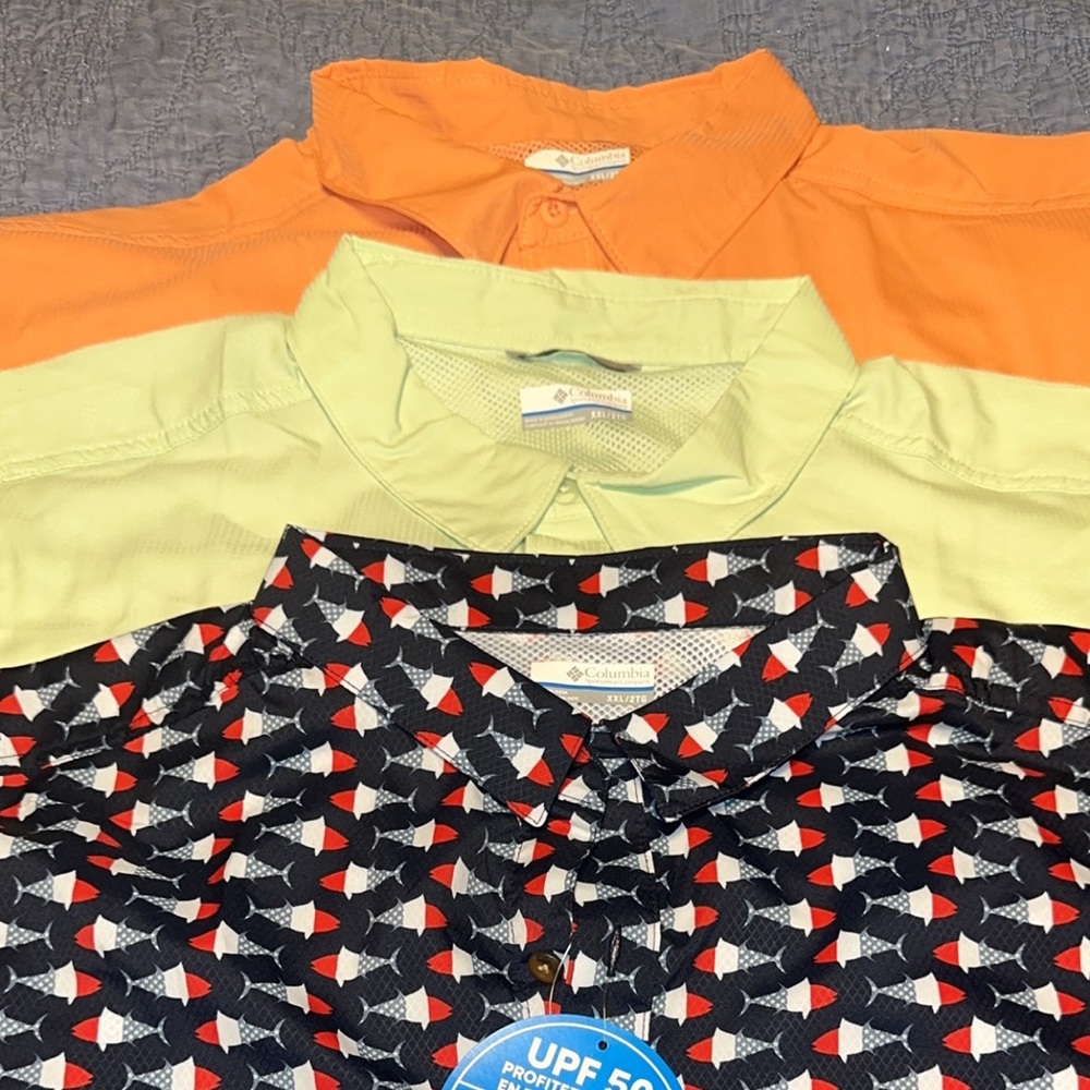 NWT Mens Columbia OmniShade XXL bundle